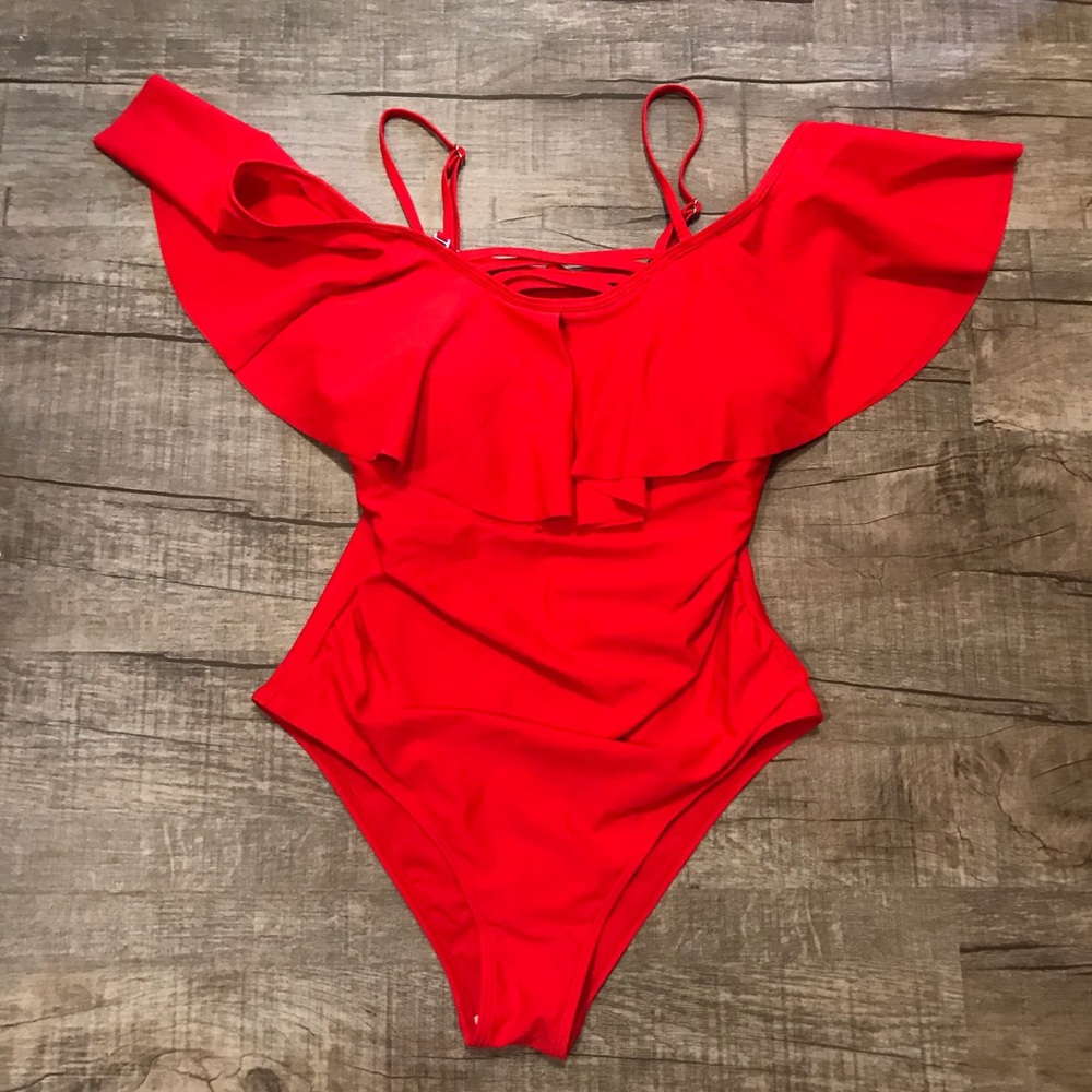 Nwot Red bikini Medium